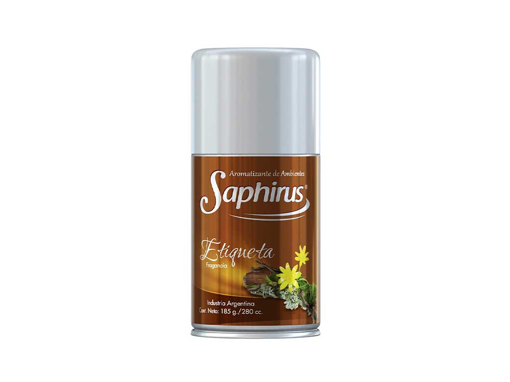 AROMATIZANTE DE AMBIENTES ETIQUETA