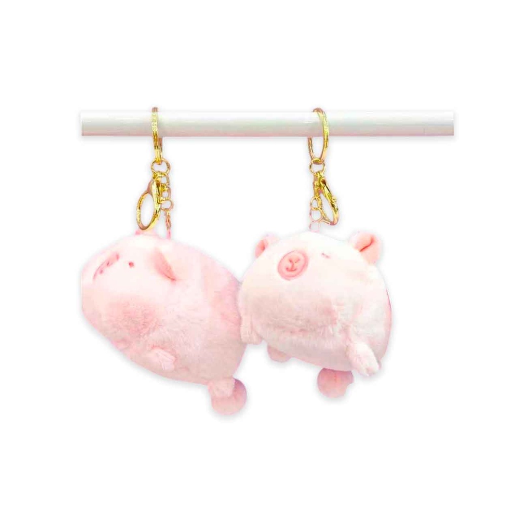 [PM-KB2493] LLAVERO CHARM CON MONEDERO CERDITO