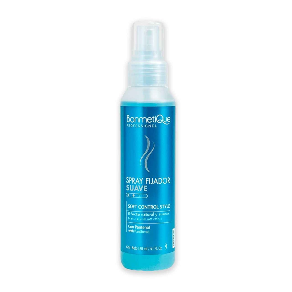 SPRAY FIJADOR SUAVE 120ML BONMETIQUE