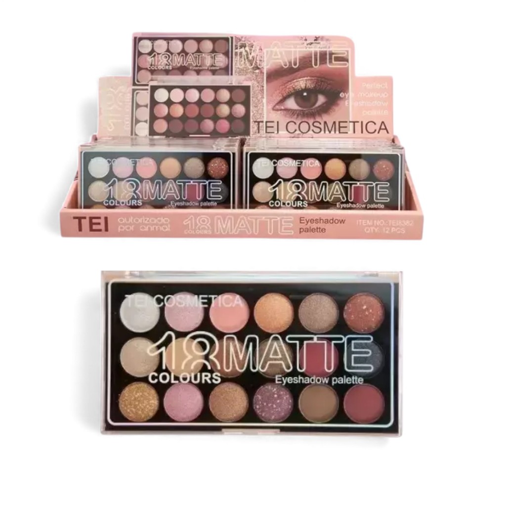 [PM-TEI8382] PALETA DE SOMBRAS 18 TONOS TEI
