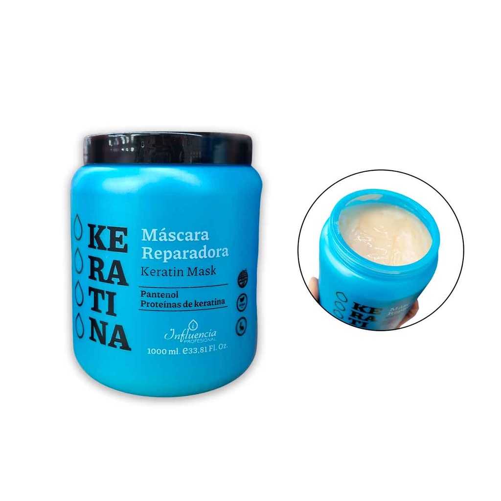 MÁSCARA CON KERATINA 1KG INFLUENCIA