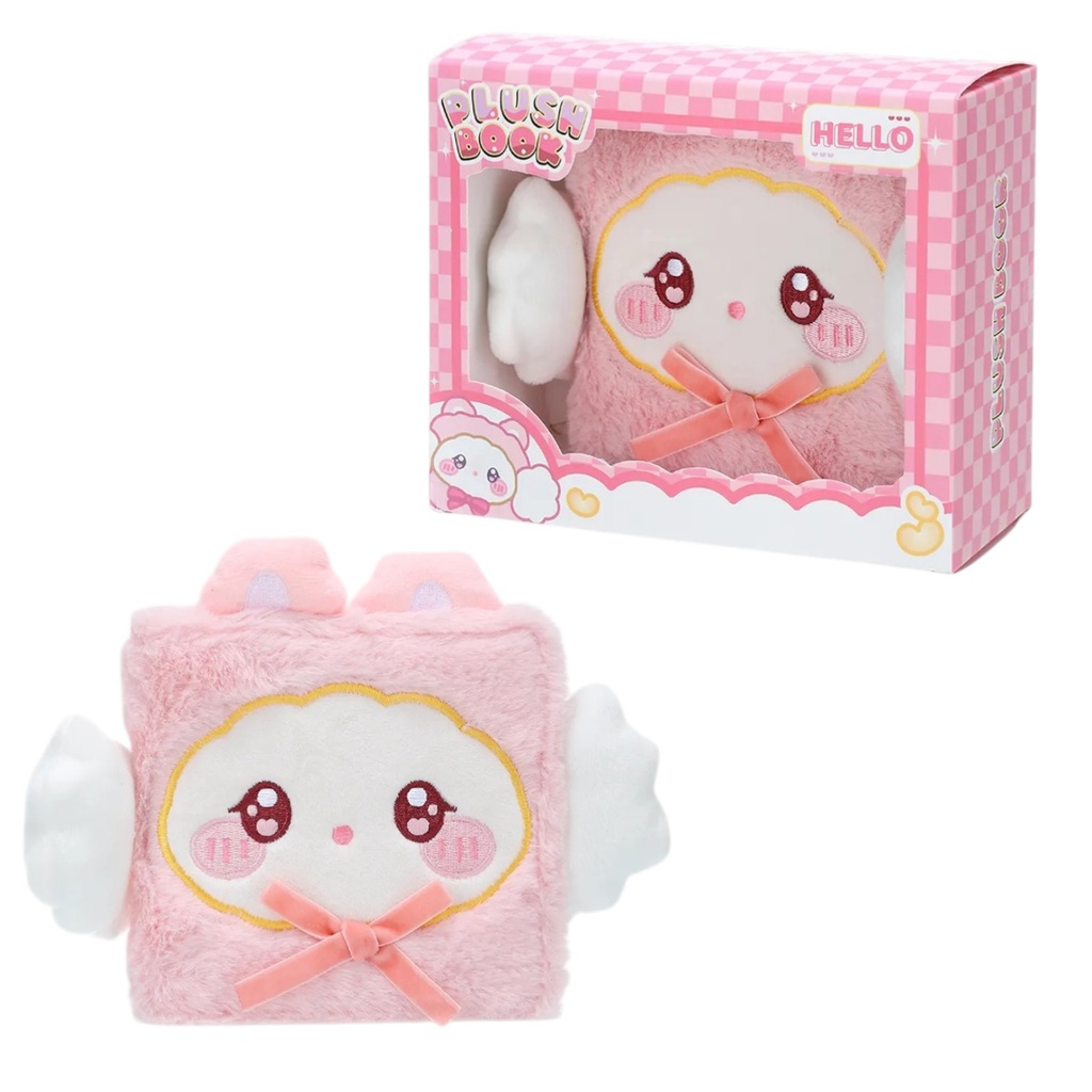 CUADERNO CON PELUCHE EN CAJA ROSA