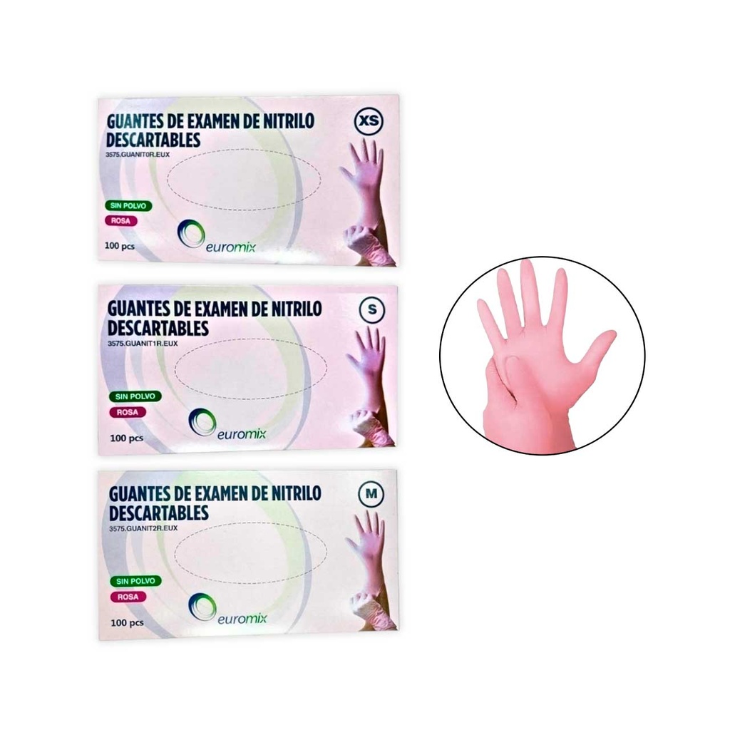 GUANTES DE NITRILO X100PCS