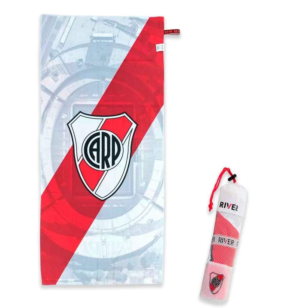 TOALLÓN SECADO RÁPIDO RIVER PLATE 150×70 CM