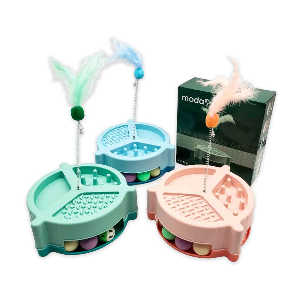 JUGUETE DISPENSADOR PARA GATOS