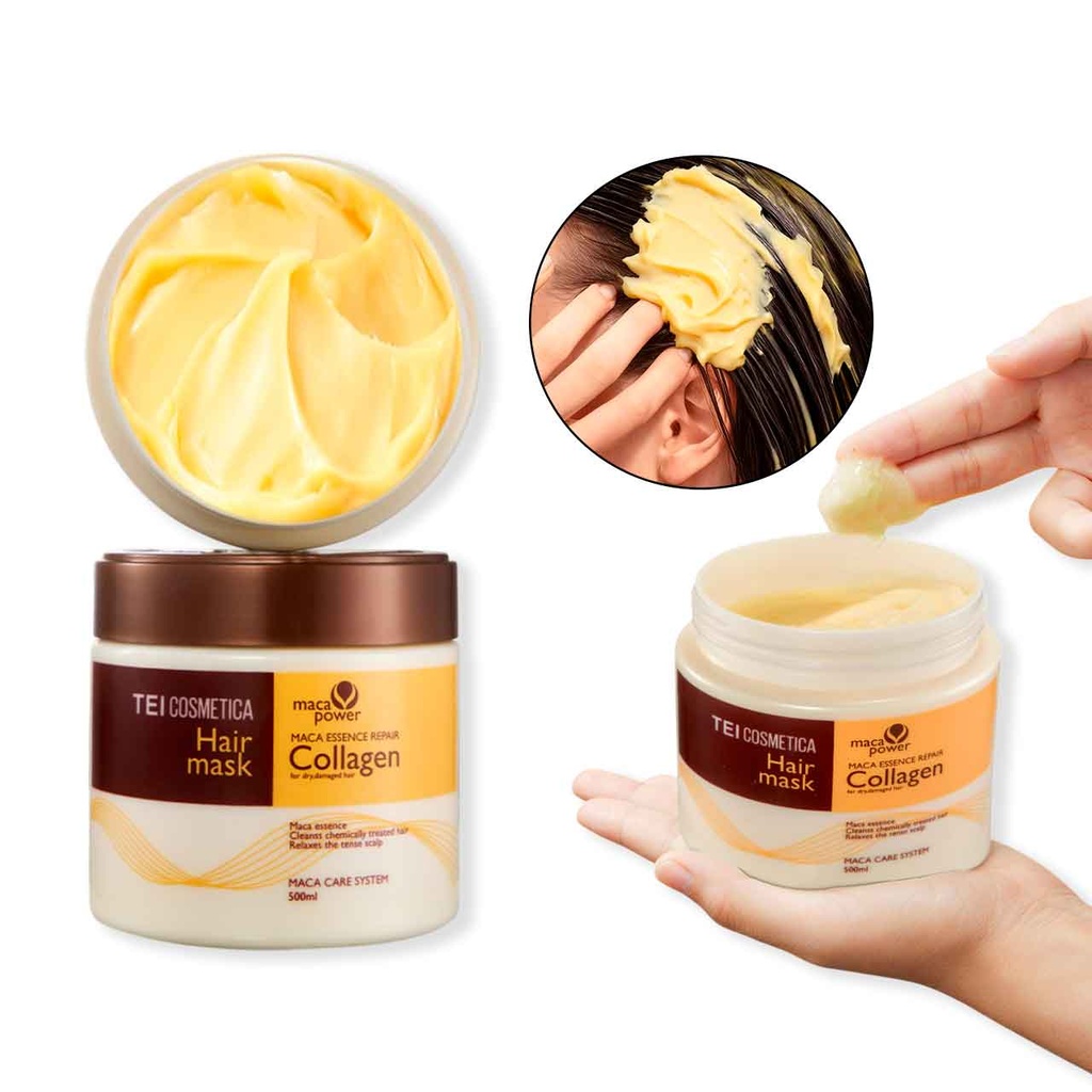MÁSCARA CAPILAR MACA ESSENCE COLÁGENO TEI