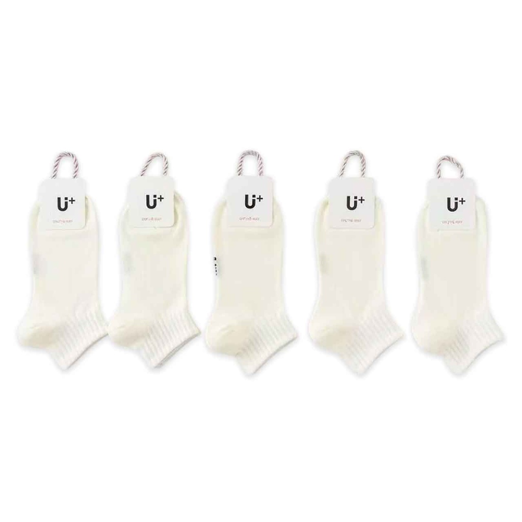 PAQUETE X10 PARES DE SOQUETES BLANCOS T. 36-41