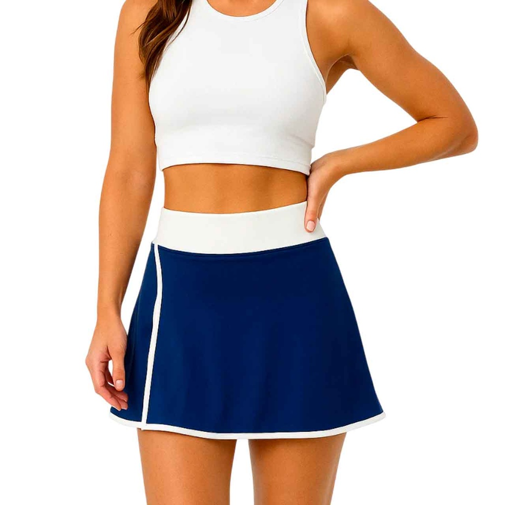 POLLERA DEPORTIVA SUNA AZUL