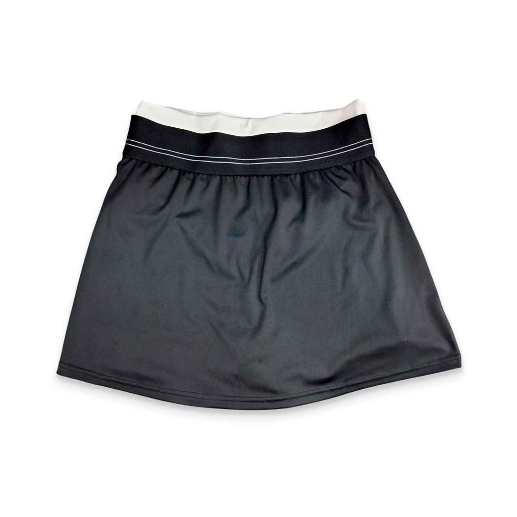 POLLERA CON SHORT NEGRA