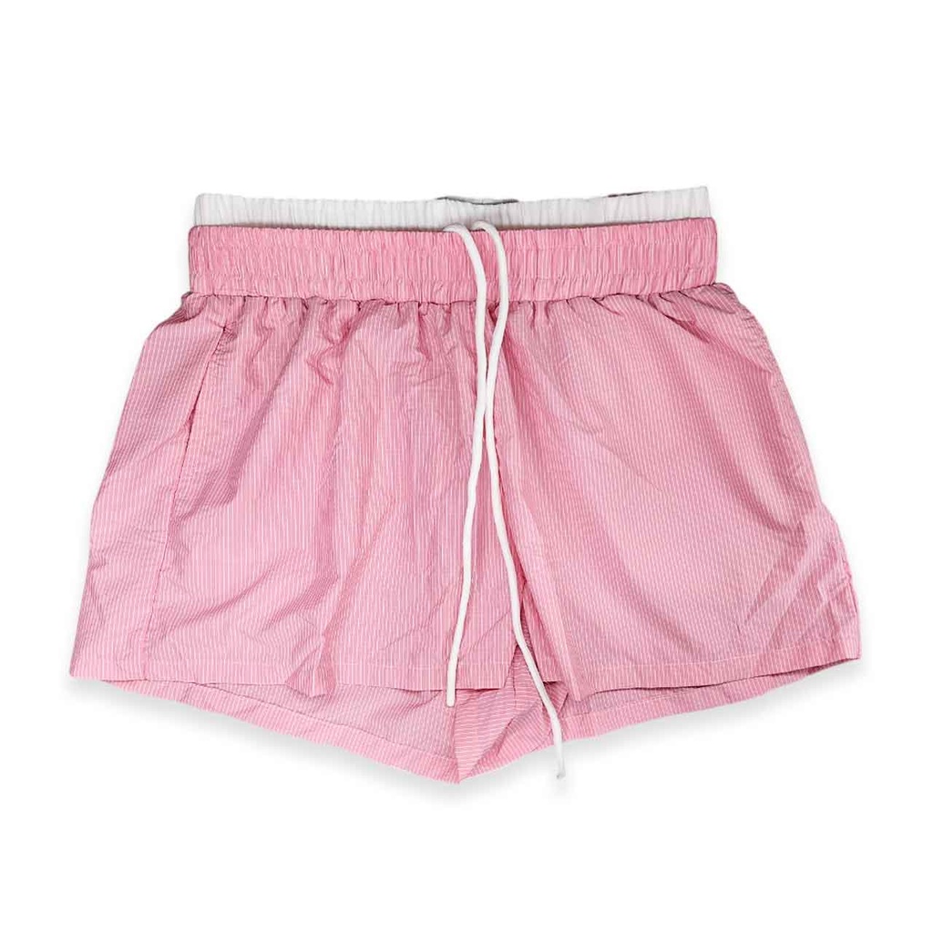 SHORT RAYADO ROSA