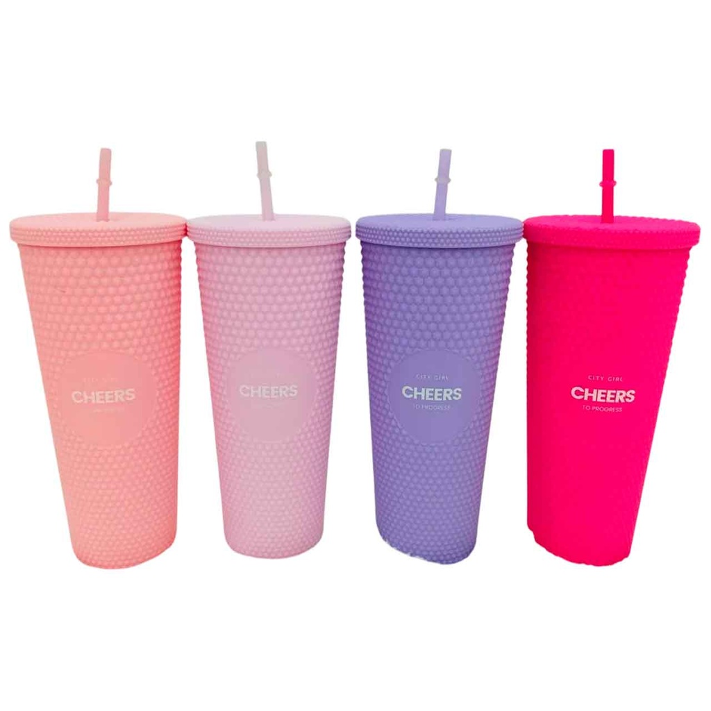 [PM-JH34736-5] VASO CON TEXTURA CHEERS 720ML