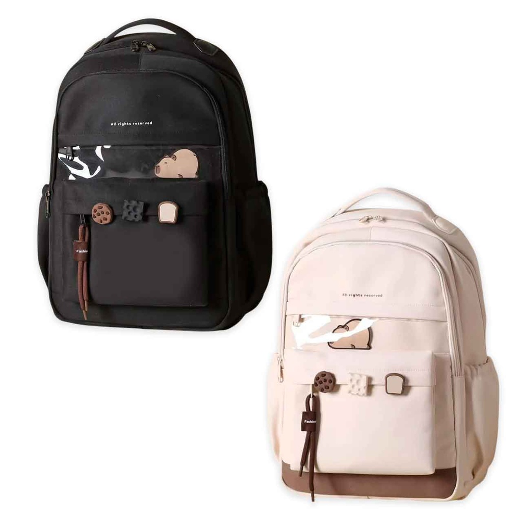 [PM-UT521002] MOCHILA ESCOLAR CAPYBARA