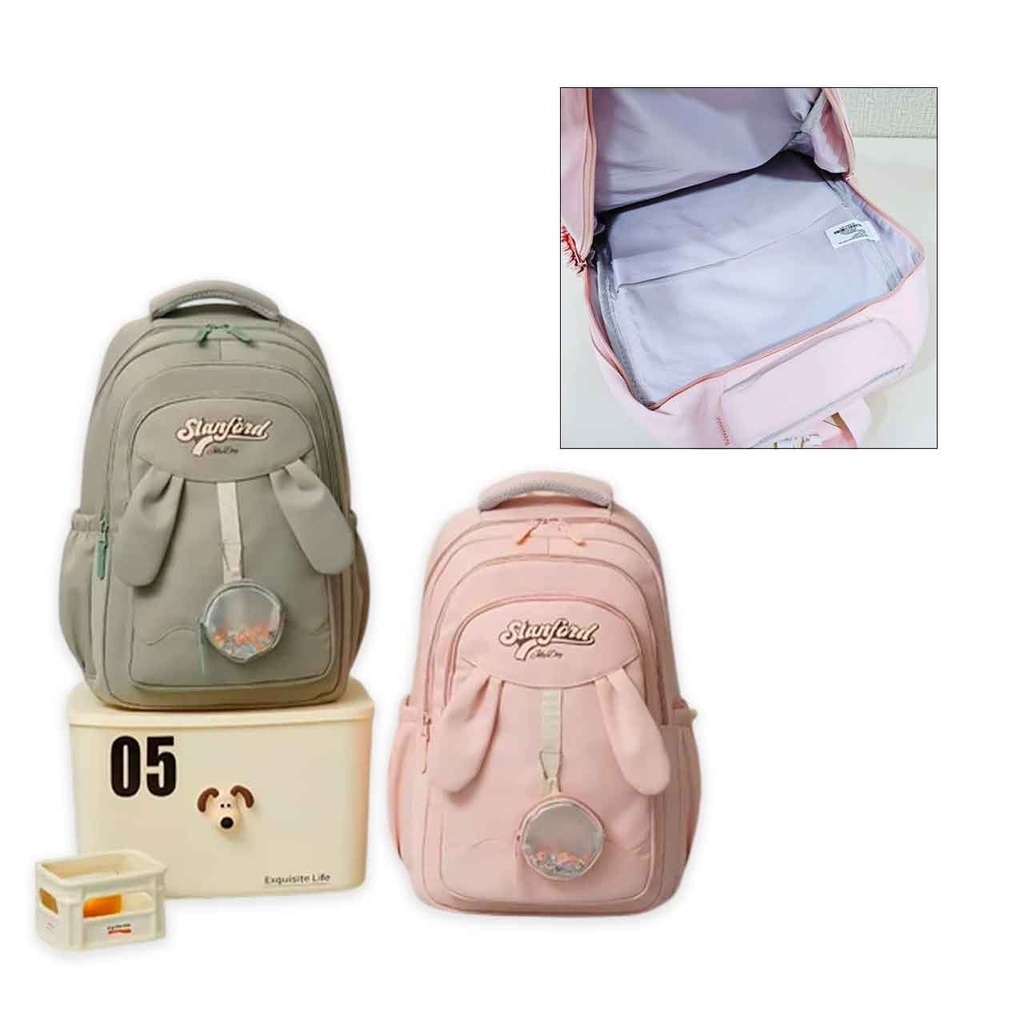 MOCHILA ESCOLAR CON OREJAS STANFORD