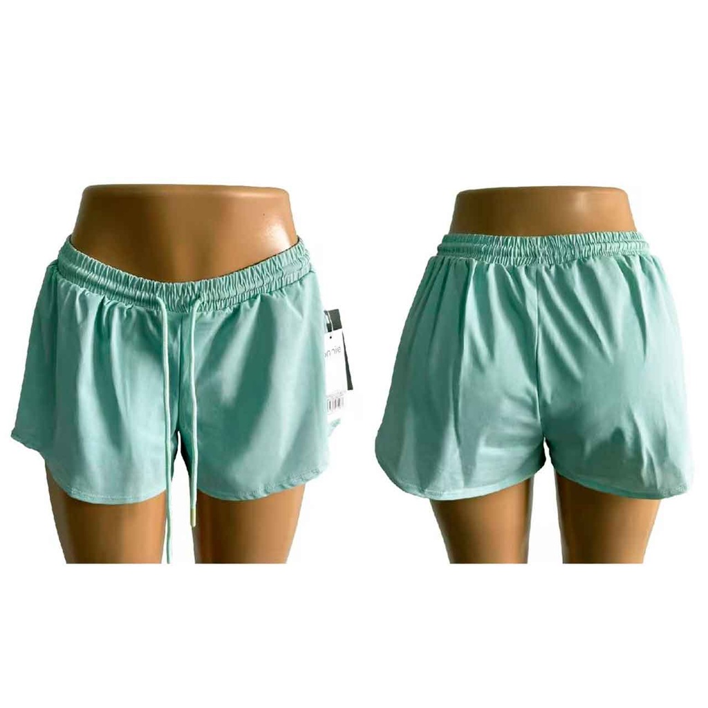 SHORT LISO VERDE AGUA