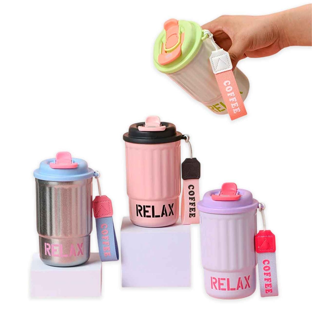 [PM-HN84003] VASO TÉRMICO DE ACERO RELAX 400ML