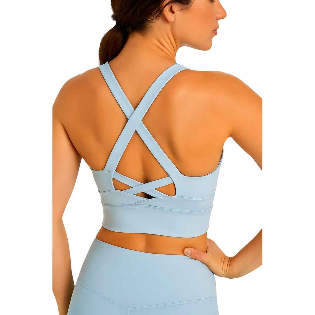 TOP DEPORTIVO ELEVATE CELESTE