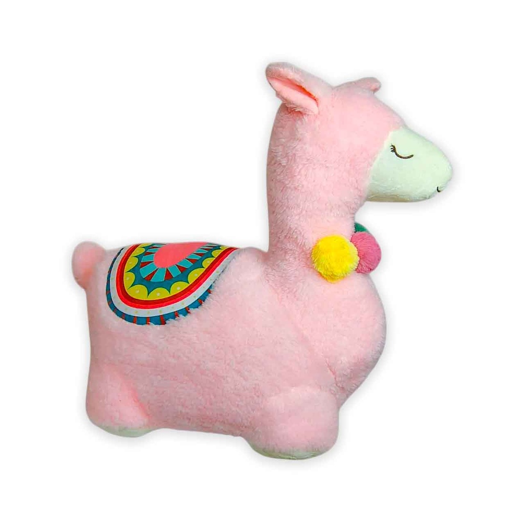 PUF PELUCHE DE LLAMA 44CM APROX