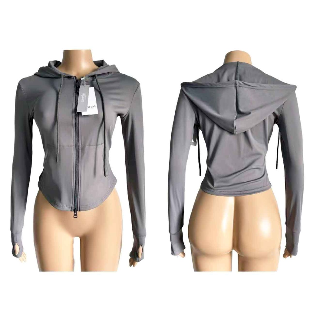 CAMPERA DEPORTIVA GRIS