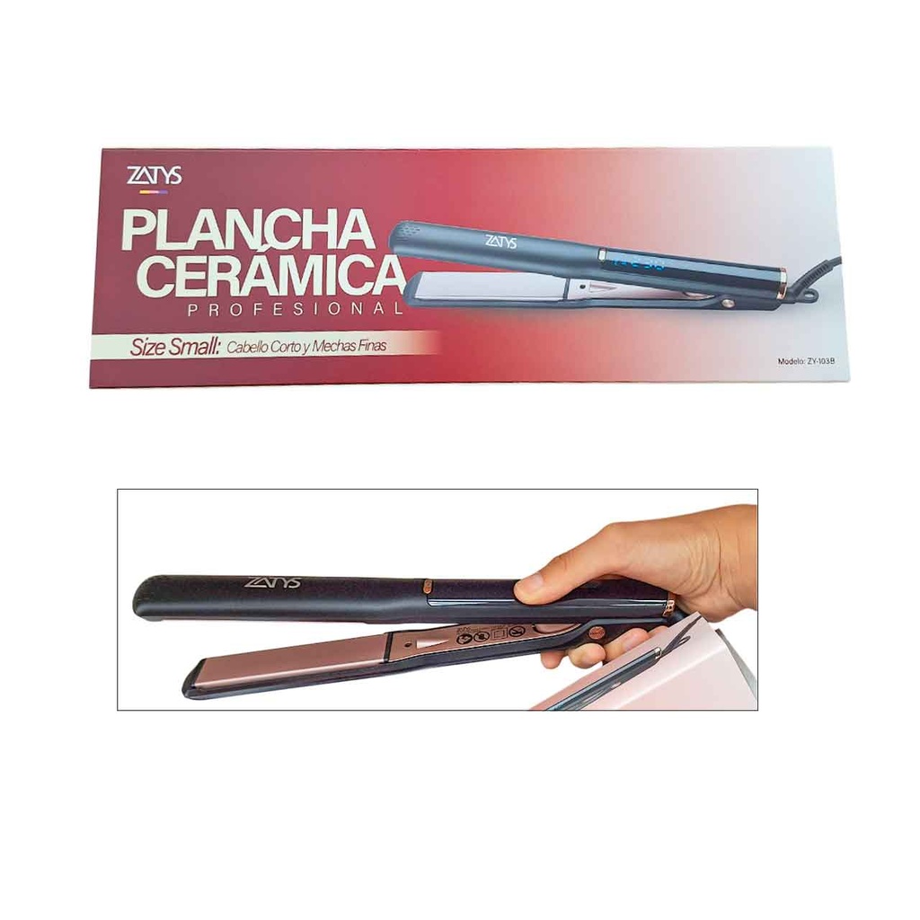 PLANCHA DE PELO CERÁMICA PROFESIONAL ZATYS