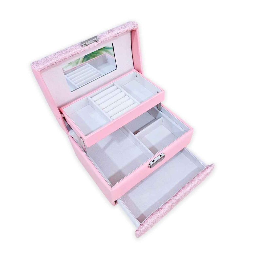 ORGANIZADOR DE JOYAS 3 PISOS 21x15x12CM
