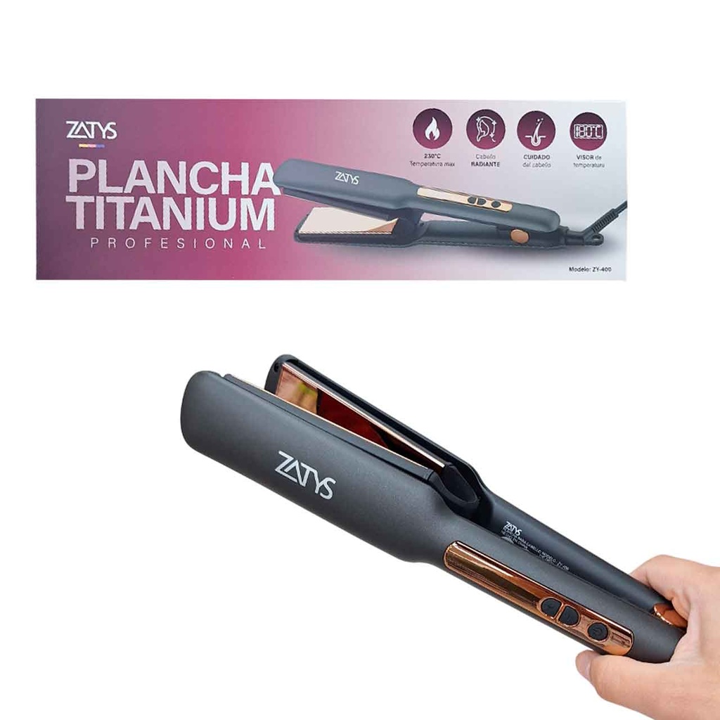PLANCHA DE PELO TITANIUM PROFESIONAL ZATYS