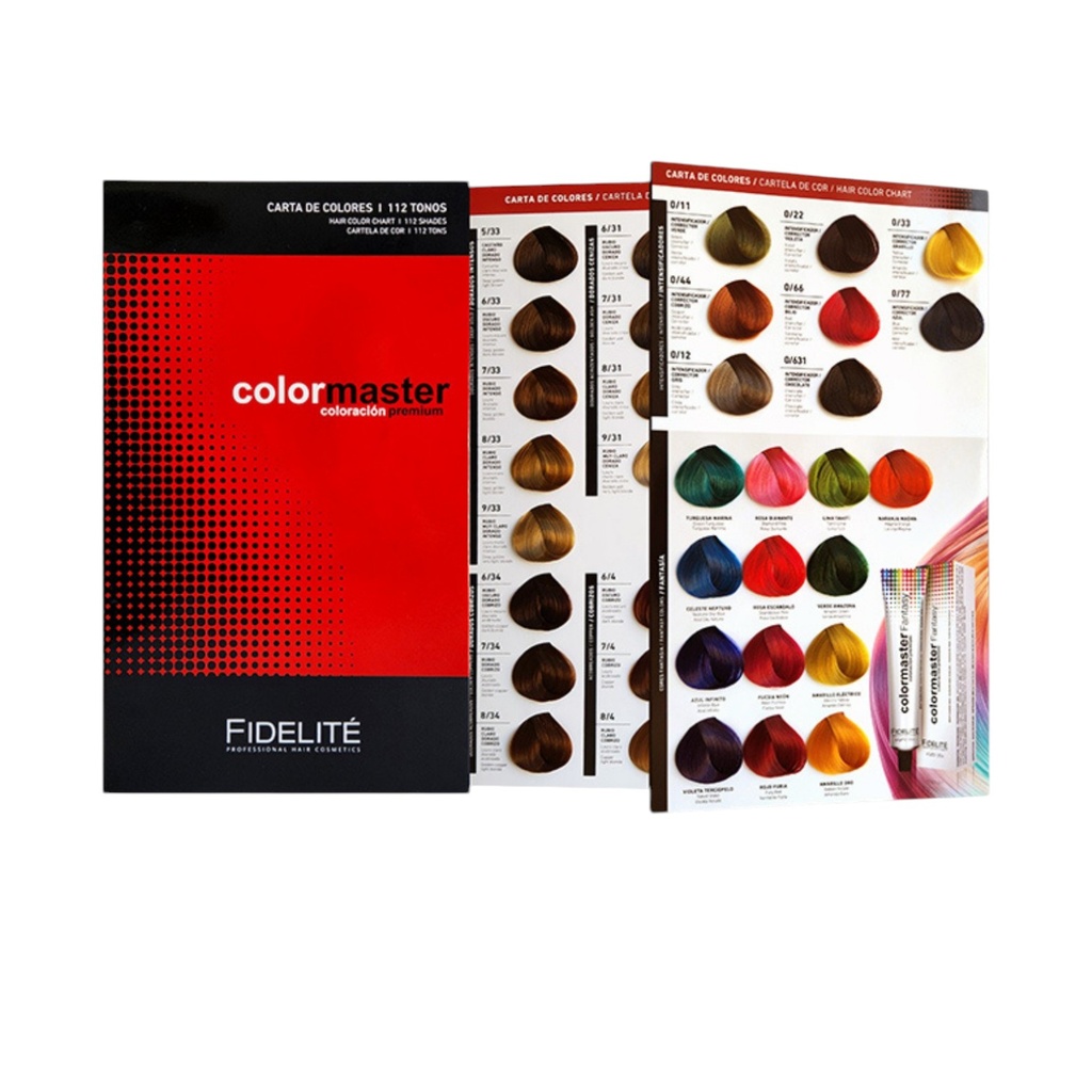 CARTA DE COLORES 112 TONOS COLORMASTER FIDELITÉ