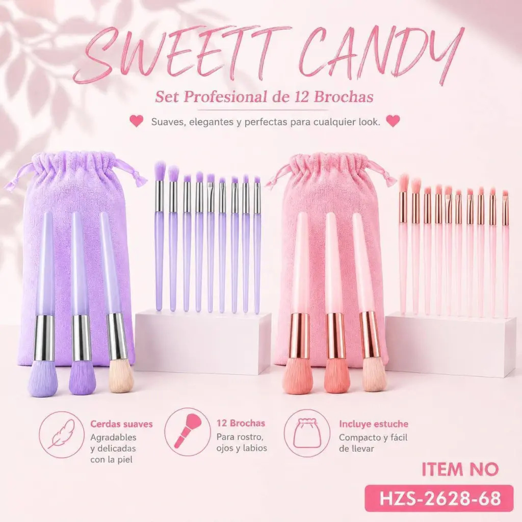 SET BROCHAS PARA MAQUILLAJE