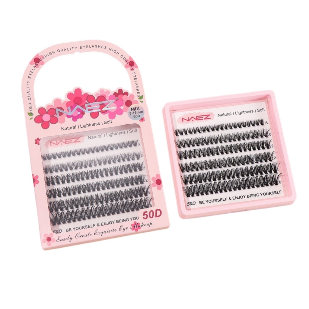 [PM-DD2881] PESTAÑAS 50D MIX CAJA ROSA NAEZ
