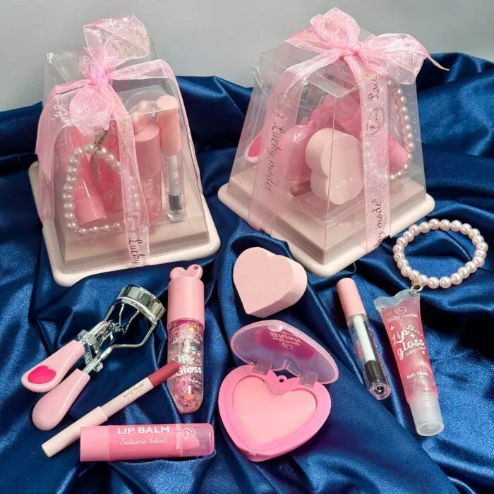 CAJA SET DE MAQUILLAJE X8PCS
