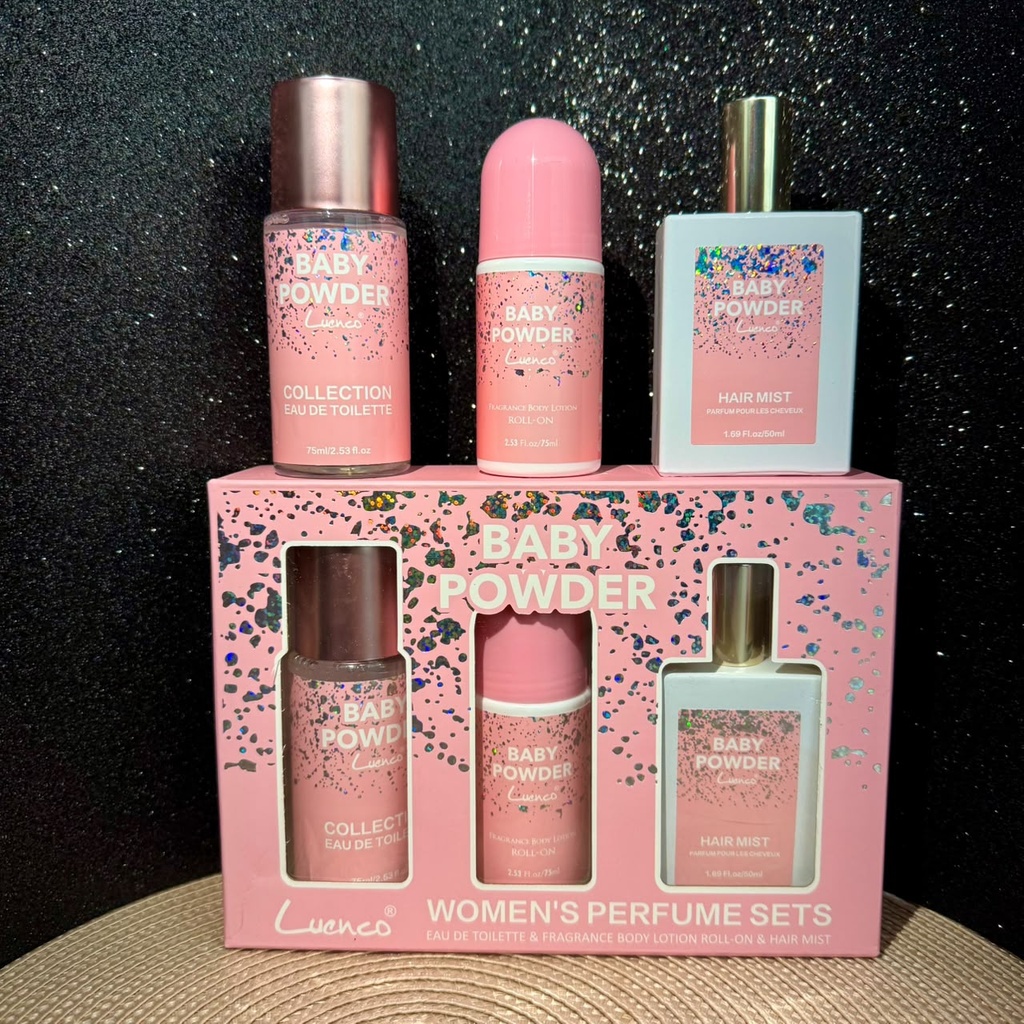 SET PERFUME LUENCO X3PCS.