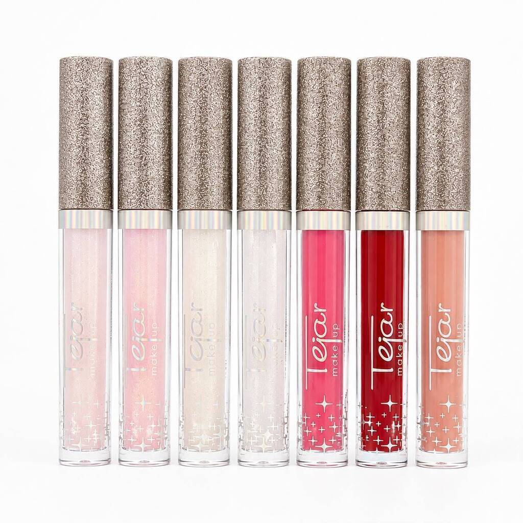 Lip gloss de color TAPA PLATEADA GLITTER TEJAR