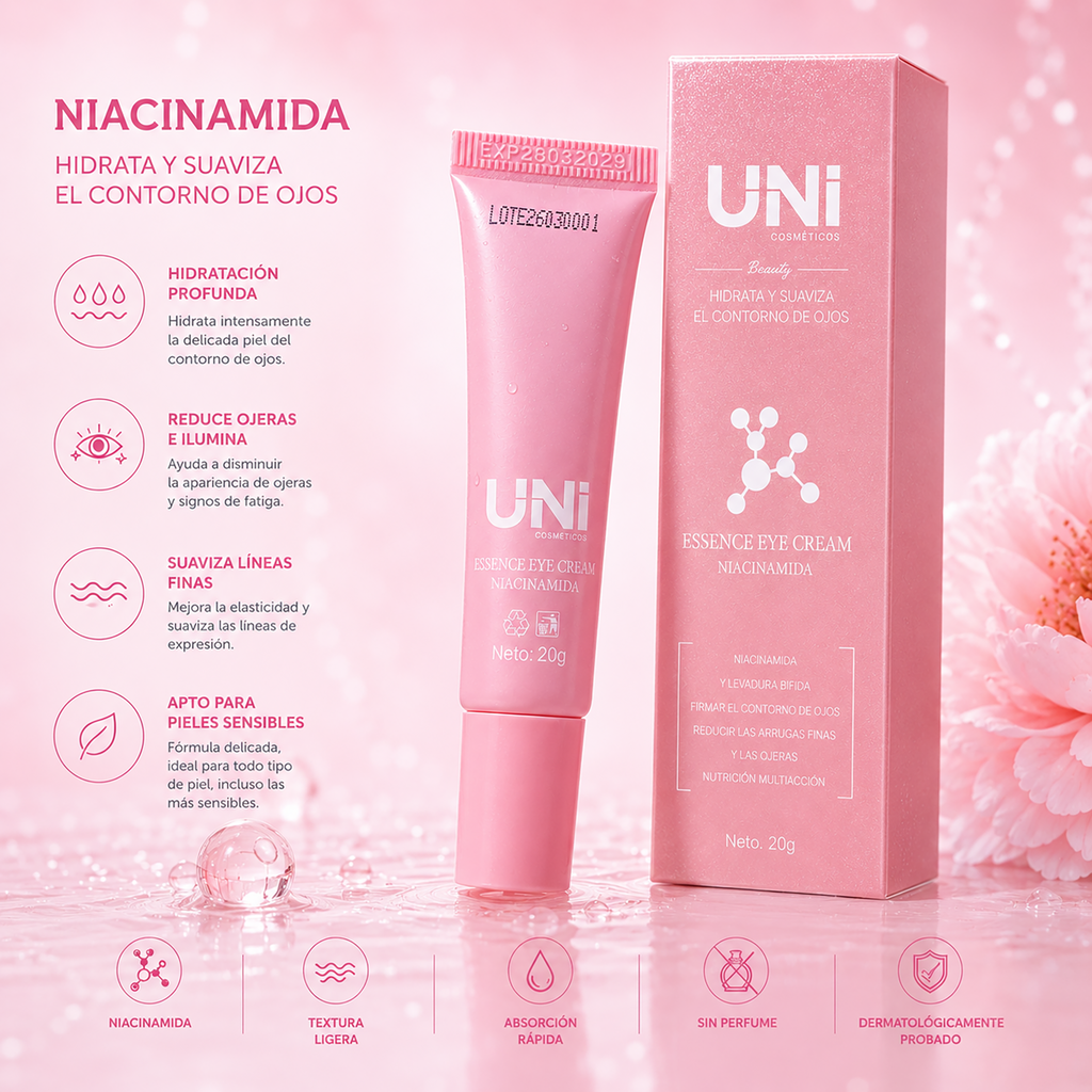 Contorno de ojo NIACINAMIDA HIDRATANTE SUAVIZANTE 20G UNI