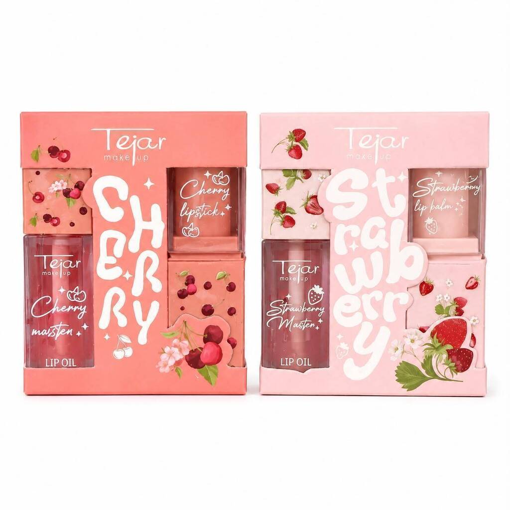 [PL-795427] Lip oil + lip balm CHEERY Y STRAWBERRY TEJAR
