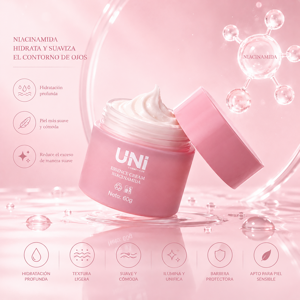 Crema facial NIACINAMIDA HIDRATANTE SUAVIZANTE 60G UNI