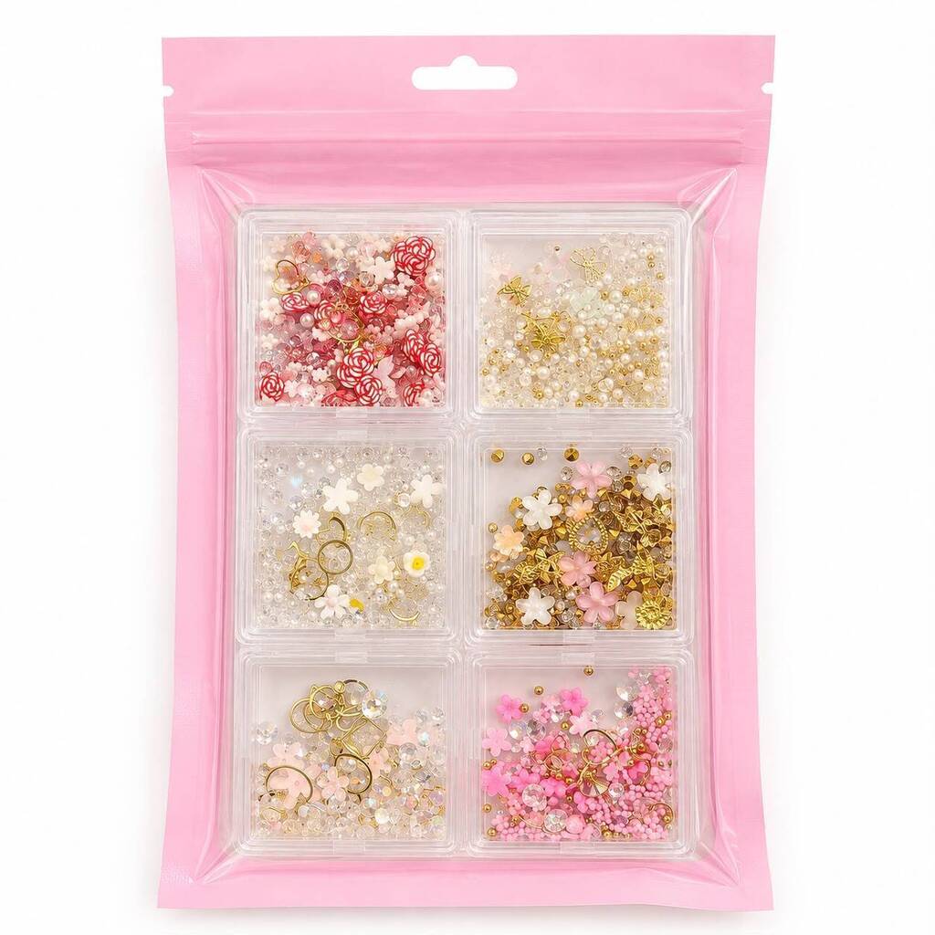 Blister mix de strass para uñas