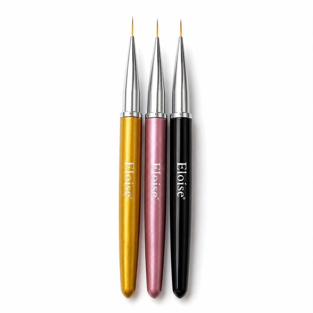 [PL-JSLXB/326366] Pincel liner x3 mango metalizado ELOISE