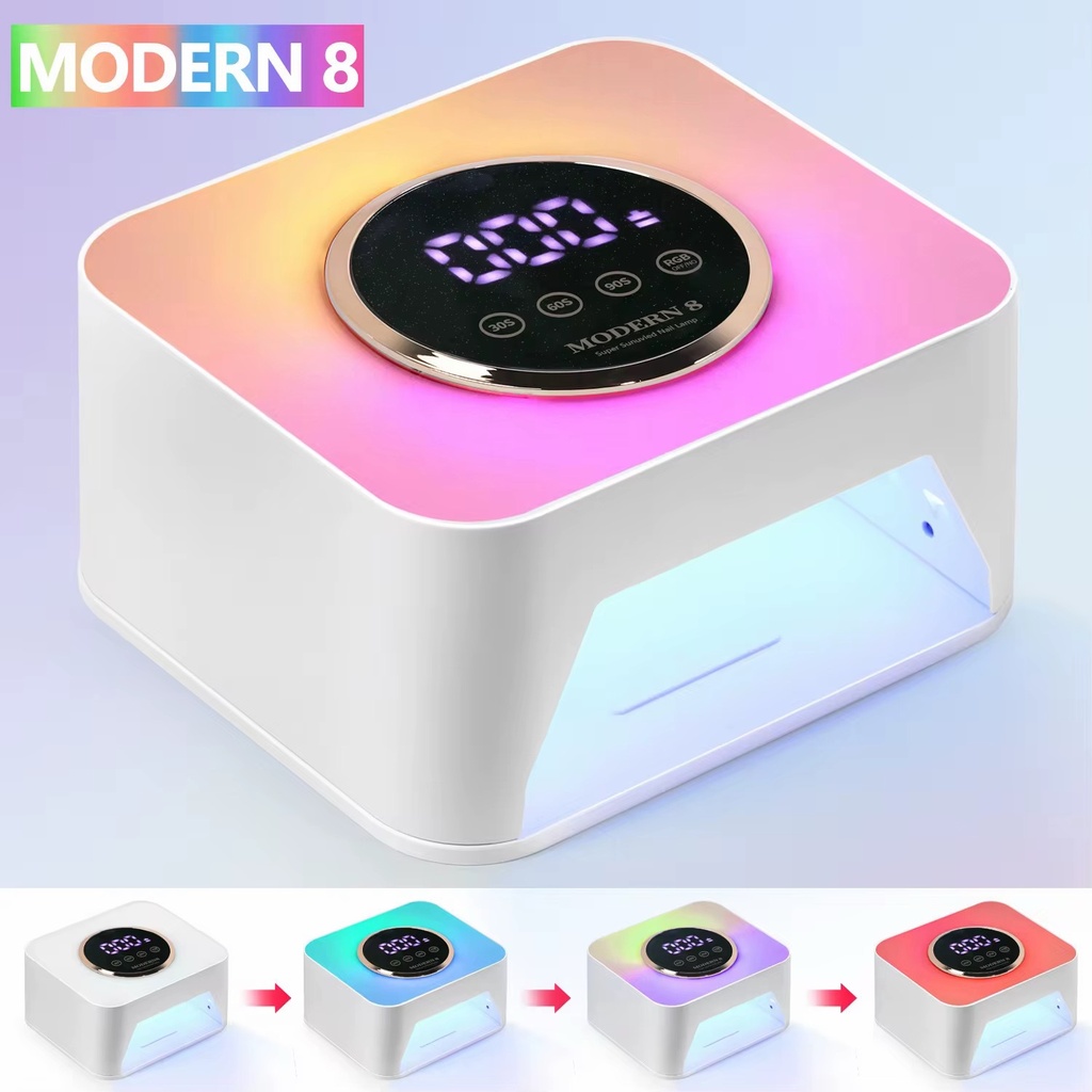 Cabina inalámbrica recargable Modern 8 288w 36 leds luz cambia color