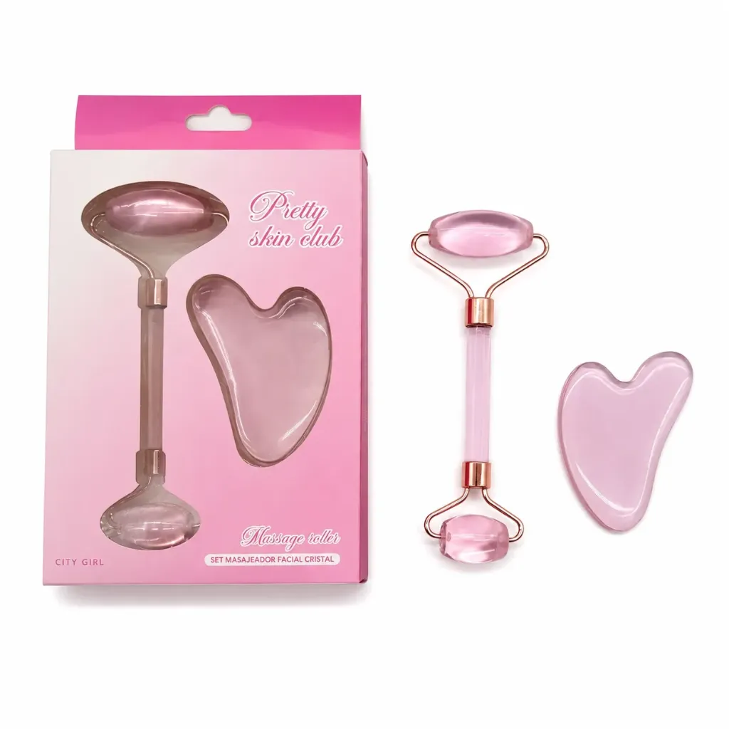 [PG-JL26700-4] KIT ROLLER + GUASHA CRISTAL CITY GIRL – 2PCS