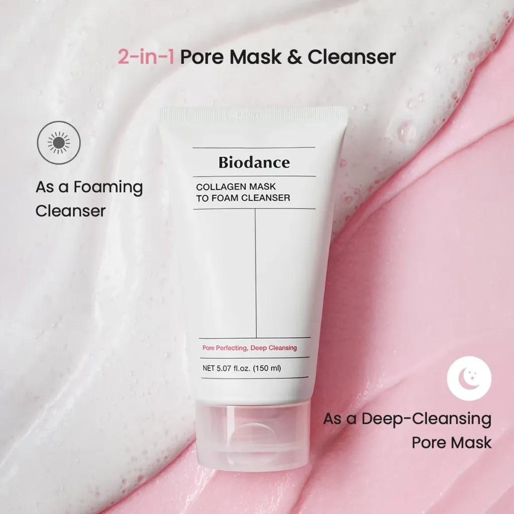 Espuma limpiadora&mascara facial 2 en 1 Biodance 150ml ORIGINAL