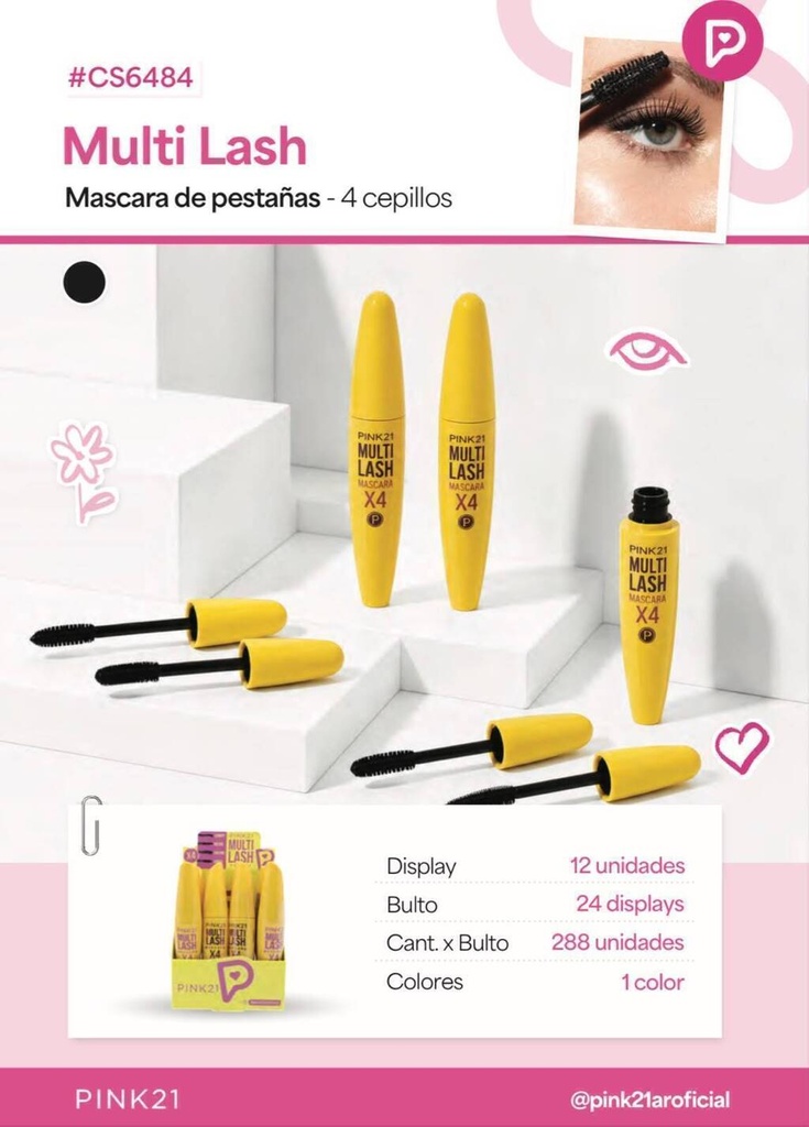 Mascara de pestañas MULTI LASH