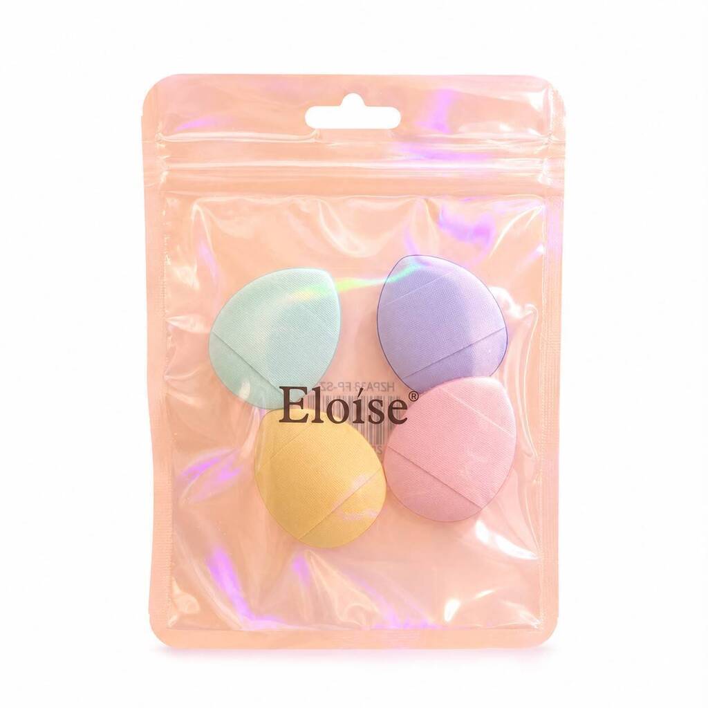 [PL-FP-SZ/017471] Mini esponja de maquillaje para polvo x4