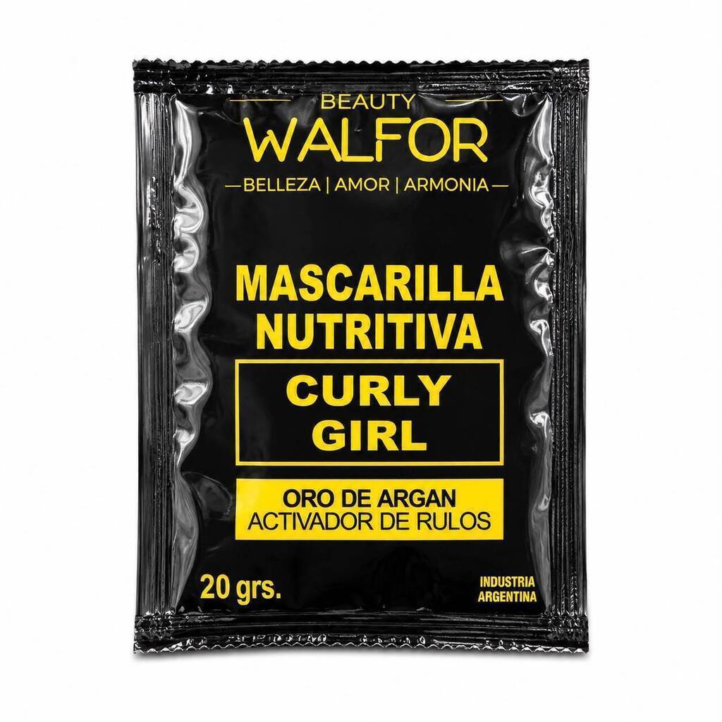 [PL-441475] Mascarilla nutritiva CURLY GIRL ORO DE ARGAN 20grs