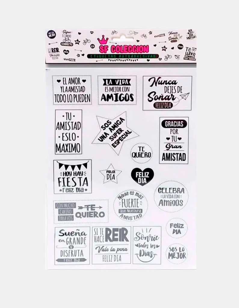 STICKER CON FRASES PARA EL AMIGO