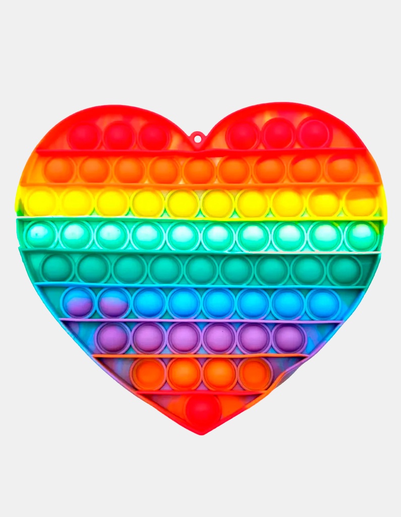 POP-IT MULTICOLOR CORAZON 18*17