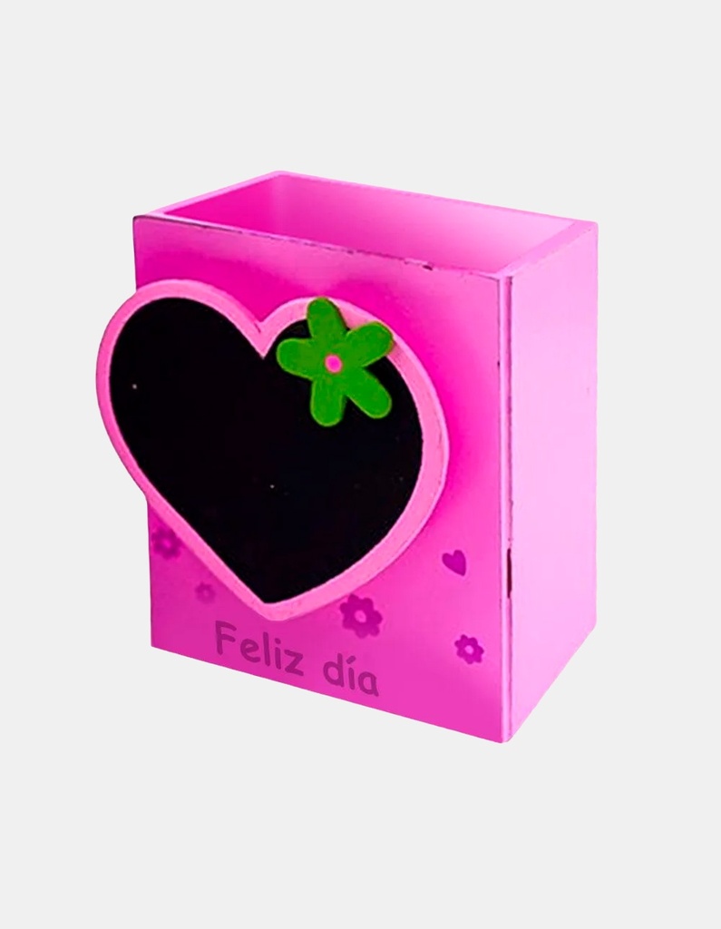 [PP-60498] PORTALAPICES CORAZON 8.5*7*5.5CM