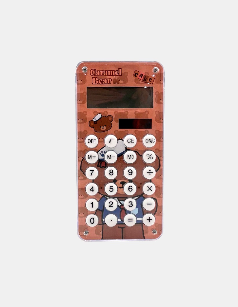 CALCULADORA OSO CON LABERINTO 12*6*1