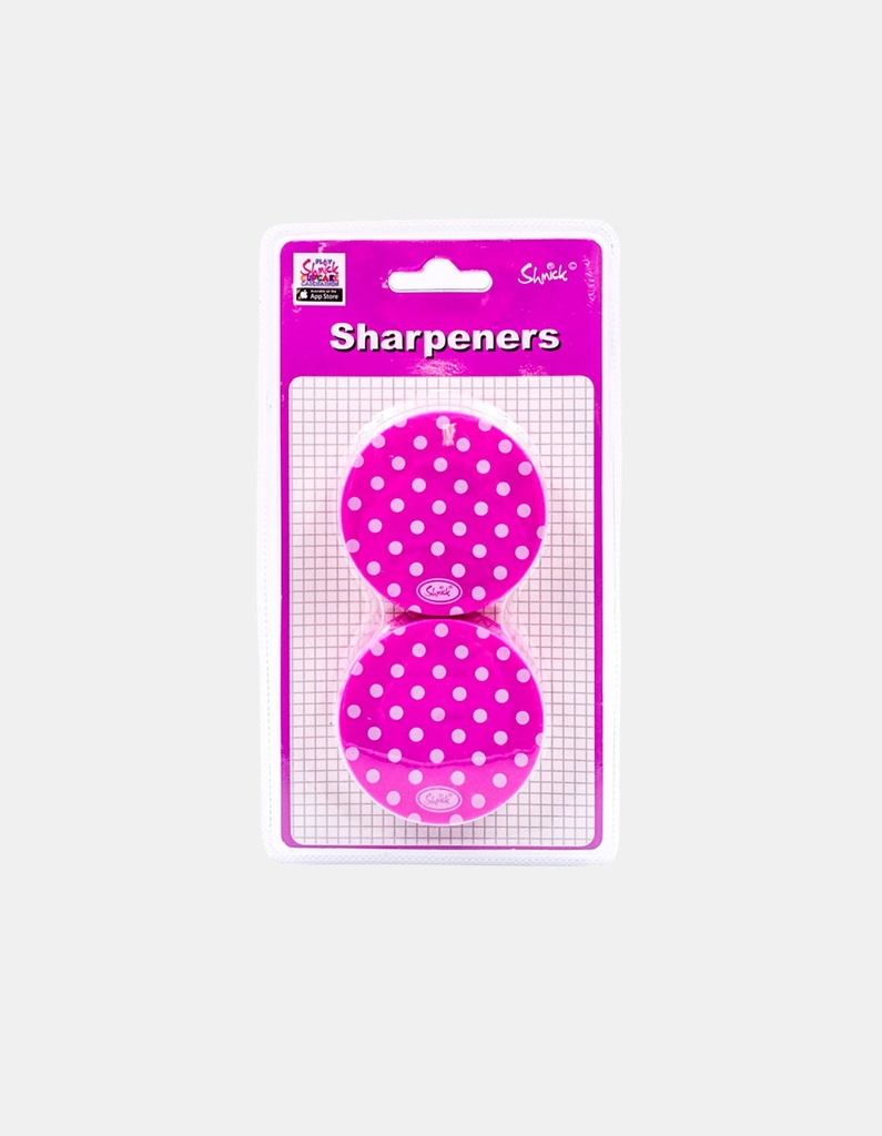 SACAPUNTAS 6CM CON LUNARES PCS*2