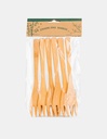 TENEDOR DE MADERA 16CM PCS*6