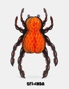 ADORNO DE PAPEL HALLOWEEN ARAÑA
