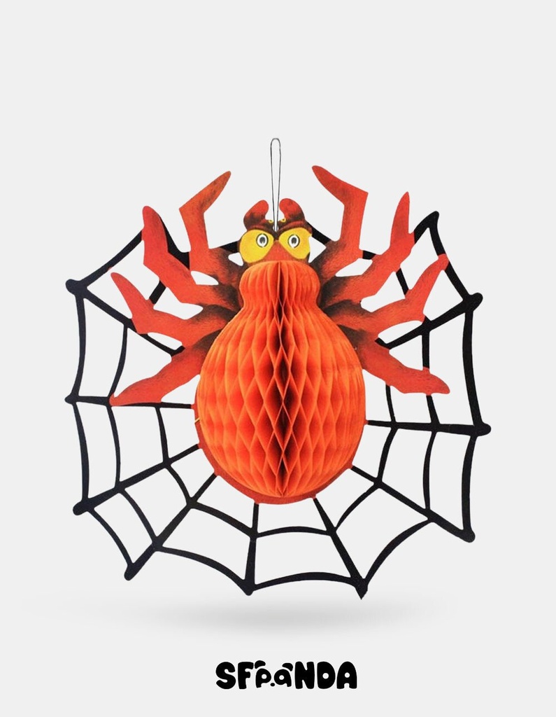 [PP-FB20148] ADORNO DE PAPEL HALLOWEEN TELARAÑA